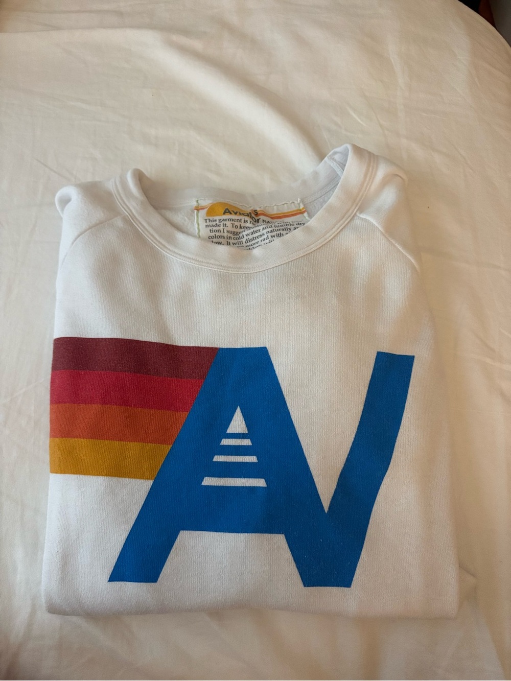 Aviator Nation White Crewneck